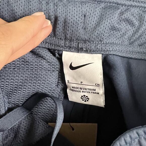 Nike Pants Mens Small Blue Court Heritage Tennis Track Zip Up Athletic Pockets - Picture 4 of 12